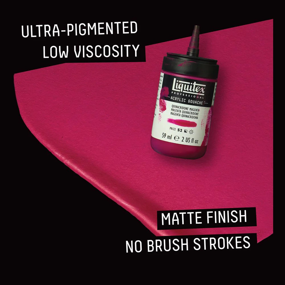 Acrylic Gouache Set - 6x59ml - Primaries - Image 5