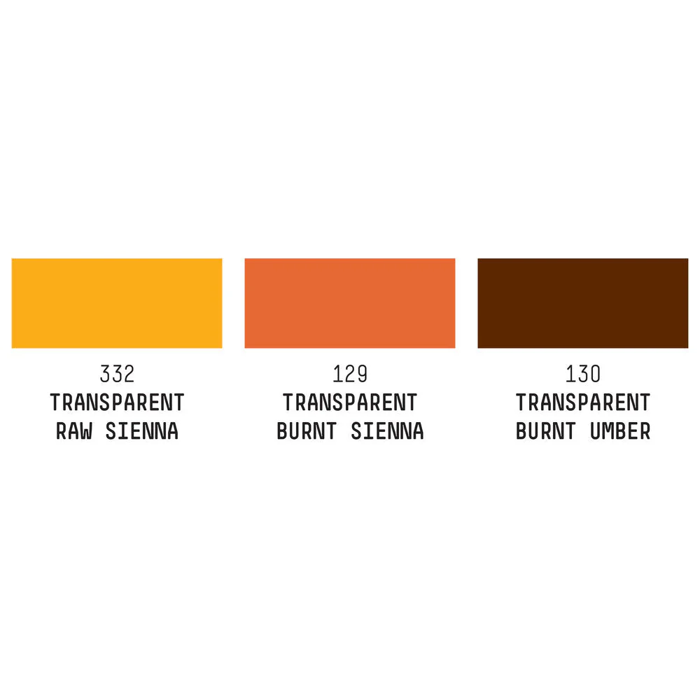 Acrylic Ink Set - 3x30ml - Transparents - Image 3