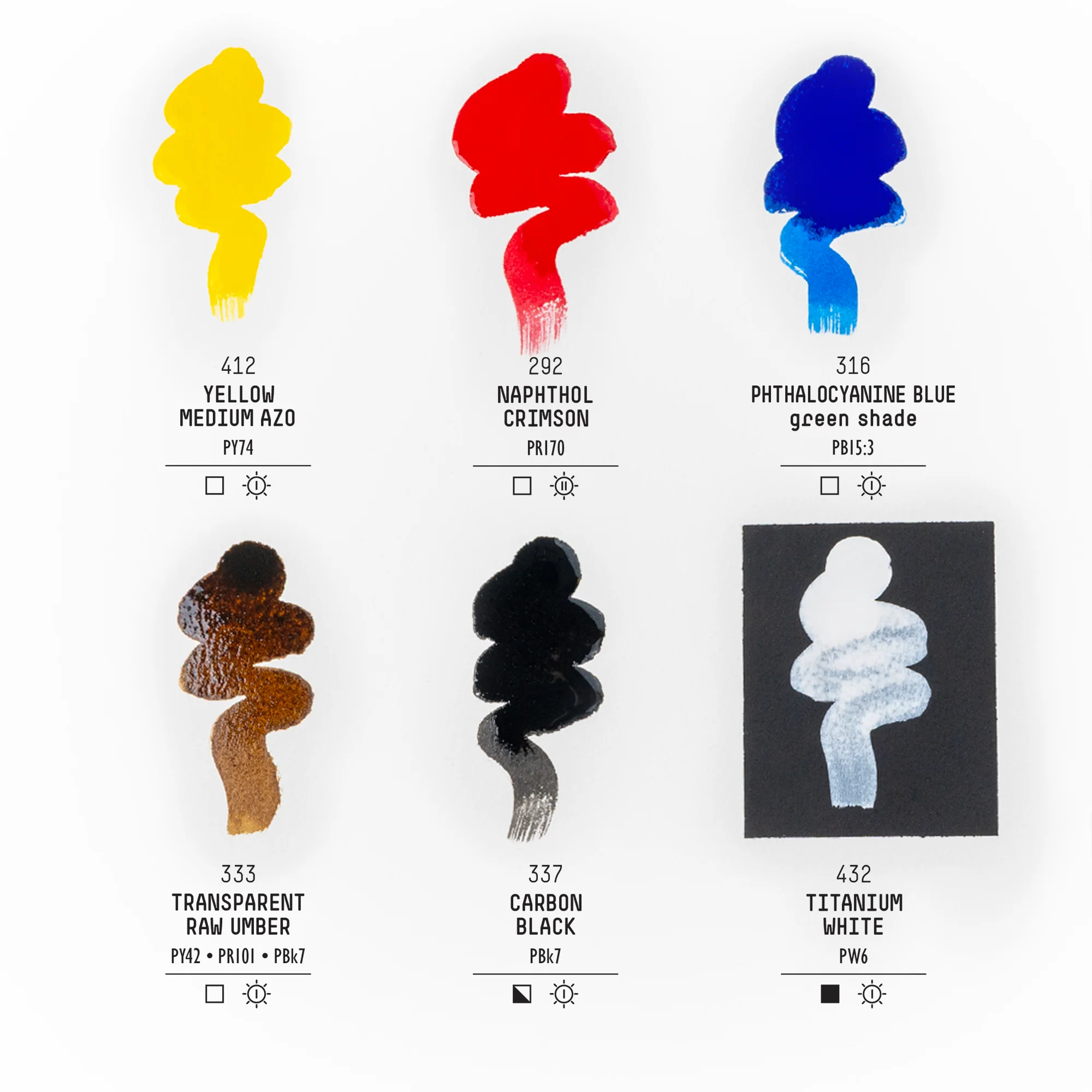 Acrylic Ink Set - 6x30ml - Essentials - Image 3