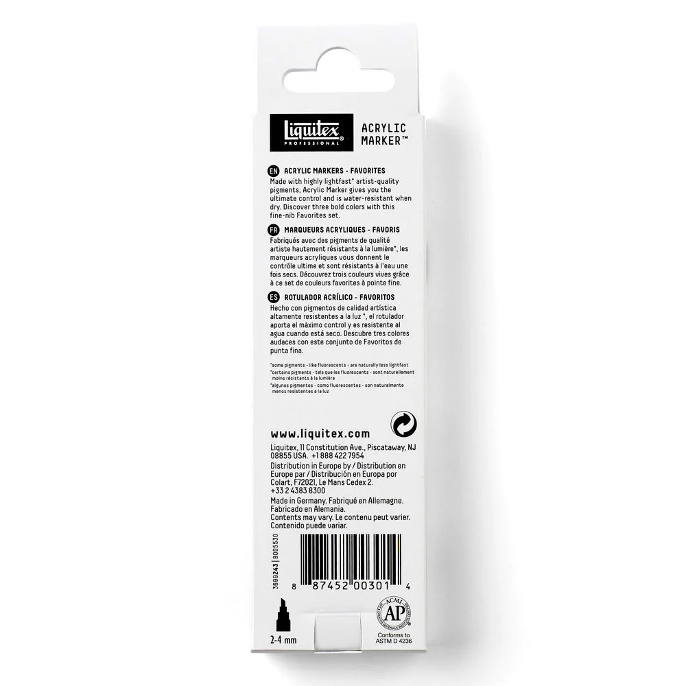Acrylic Marker Set - 3x2mm - Favorites - Image 5