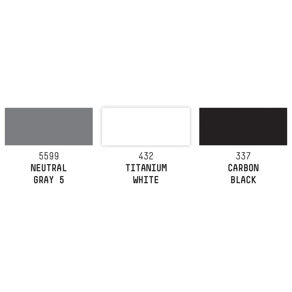 Acrylic Marker Set - 3x2mm - Monochromes - Image 3