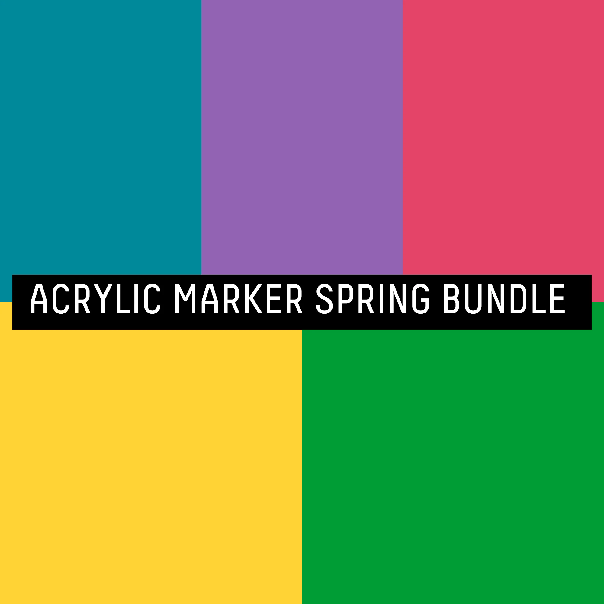 Acrylic Marker Spring Bundle - Image 2