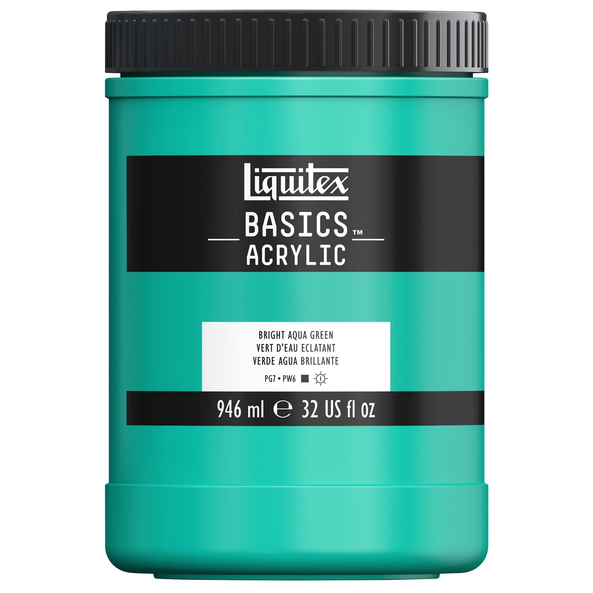 Basics Acrylic Color - Bright Aqua Green - Image 6