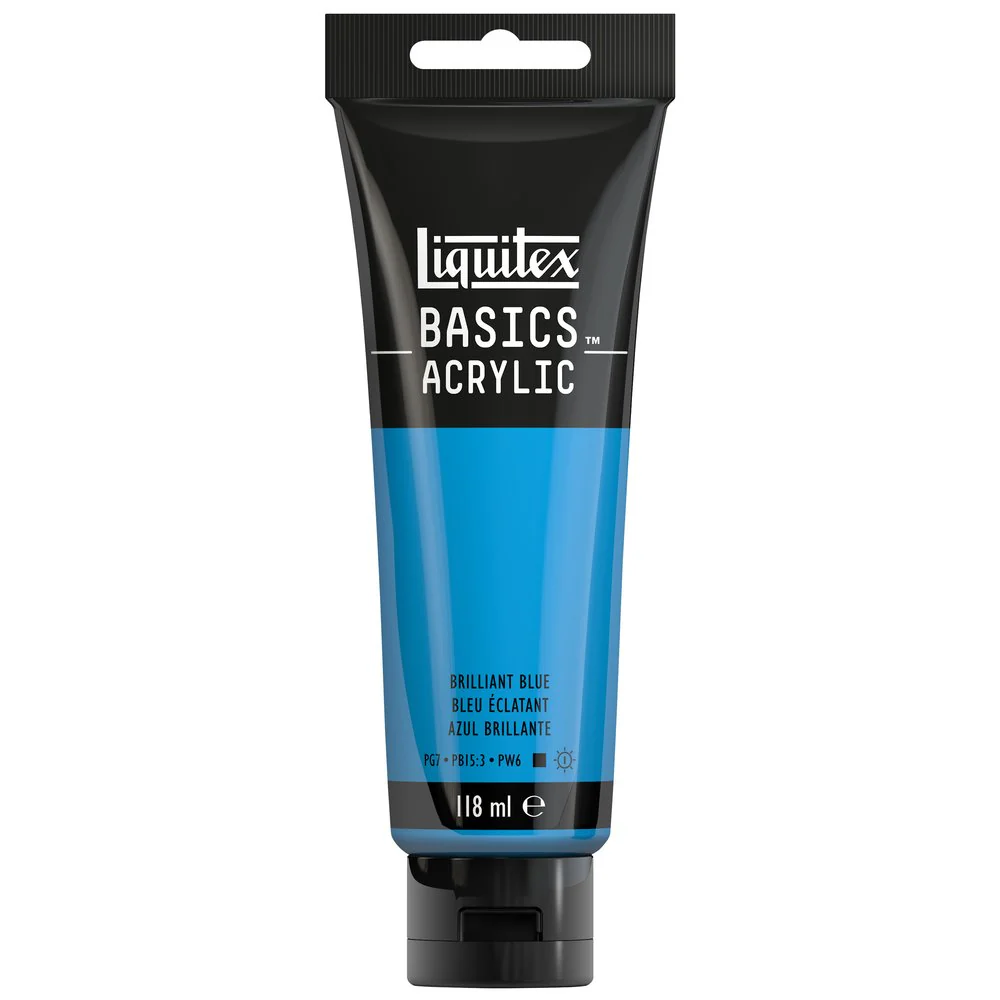 Basics Acrylic Color - Brilliant Blue - Image 3