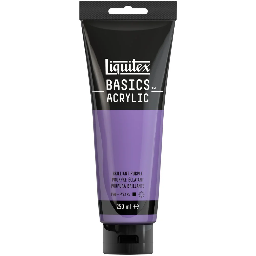 Basics Acrylic Color - Brilliant Purple - Image 4