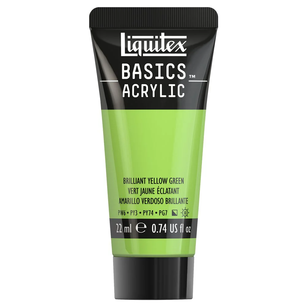Basics Acrylic Color - Brilliant Yellow Green - Image 2