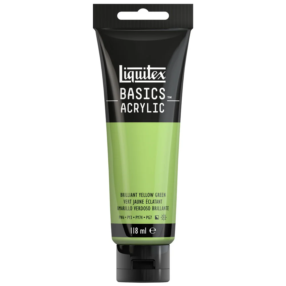 Basics Acrylic Color - Brilliant Yellow Green - Image 3