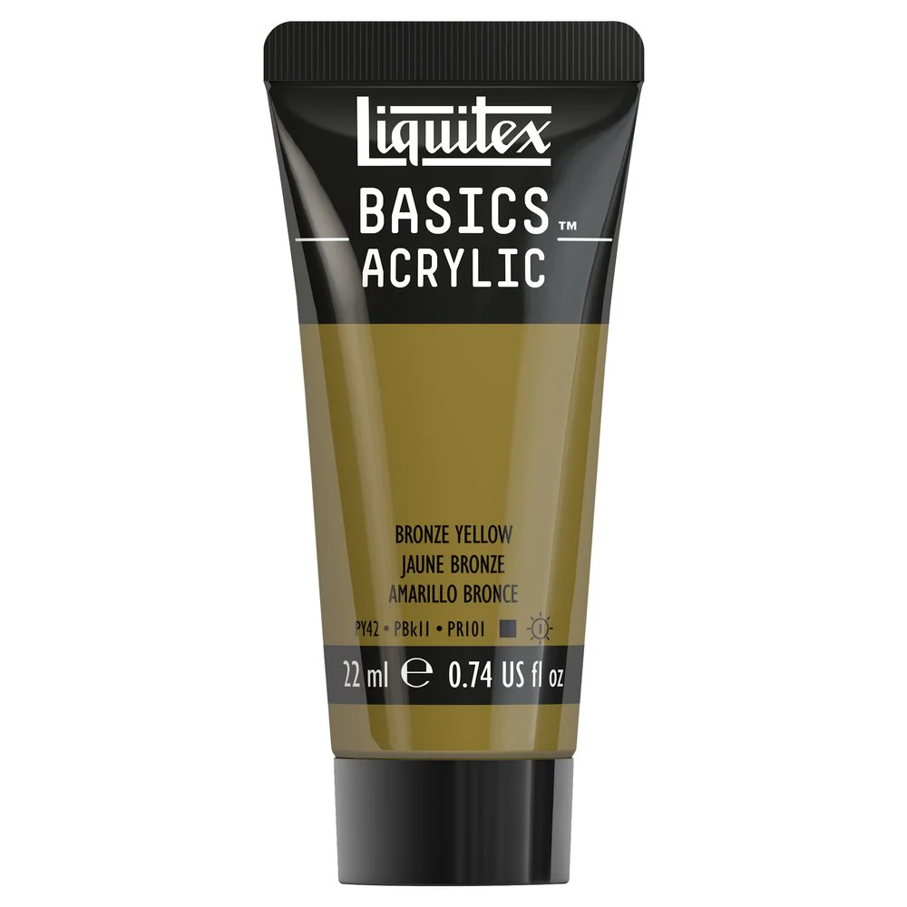 Basics Acrylic Color - Bronze Yellow - Image 2