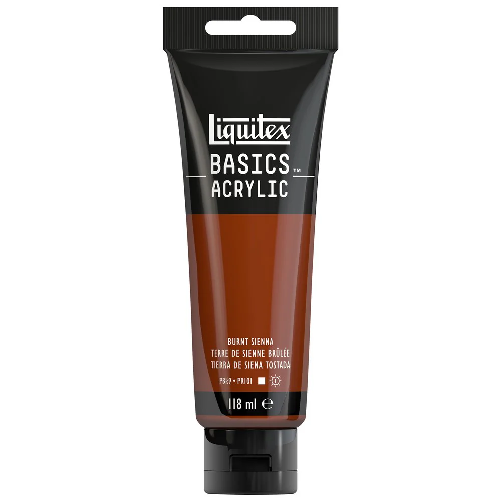 Basics Acrylic Color - Burnt Sienna - Image 3