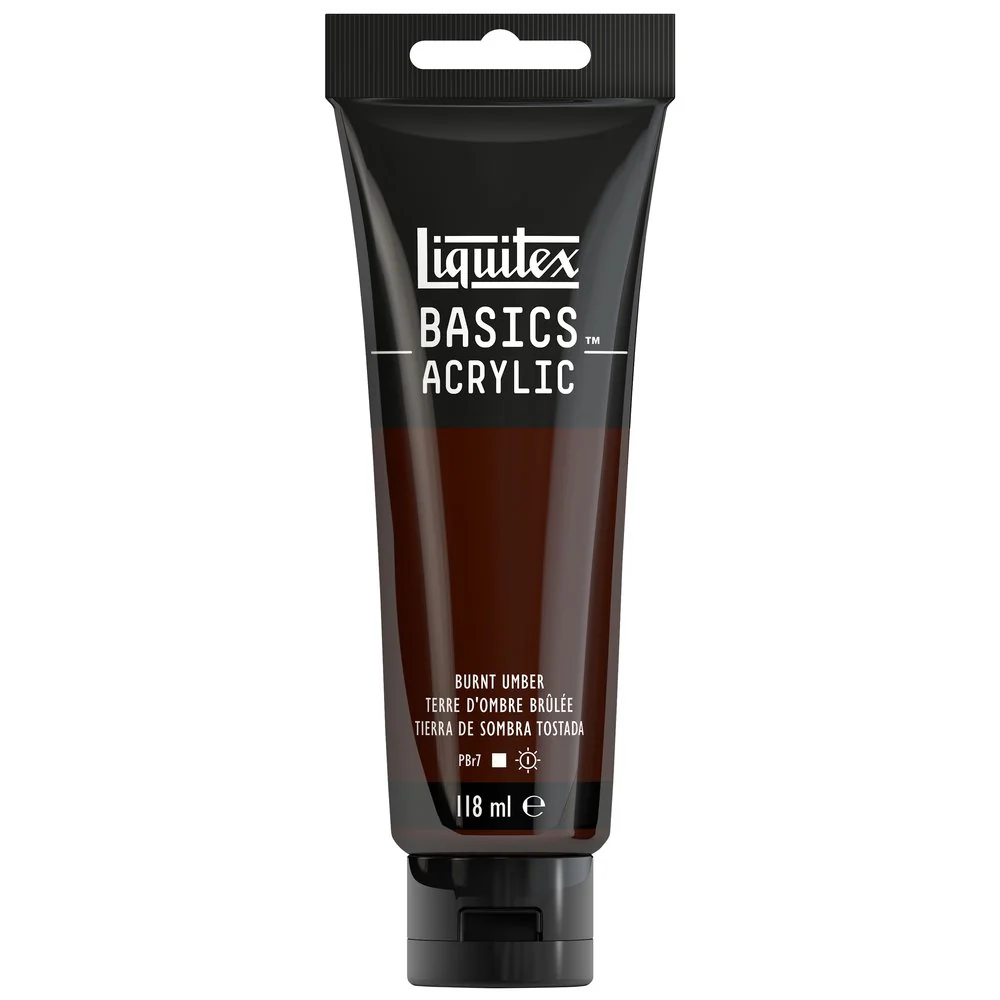 Basics Acrylic Color - Burnt Umber - Image 10