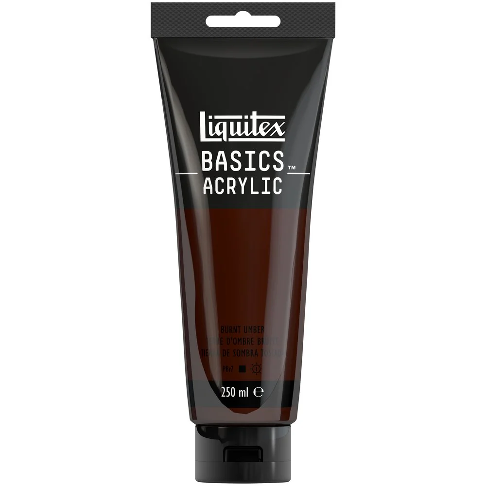 Basics Acrylic Color - Burnt Umber - Image 11