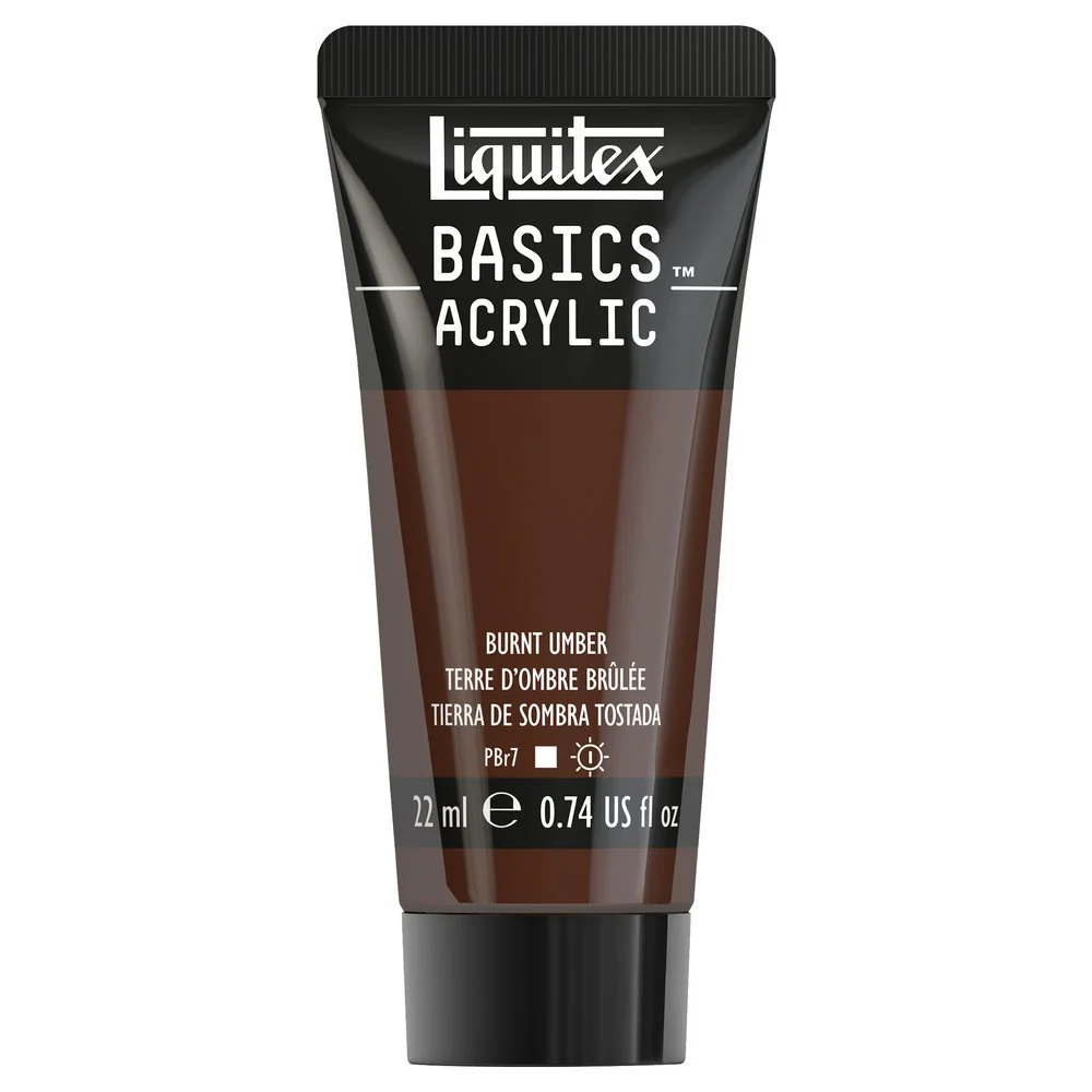 Basics Acrylic Color - Burnt Umber - Image 2