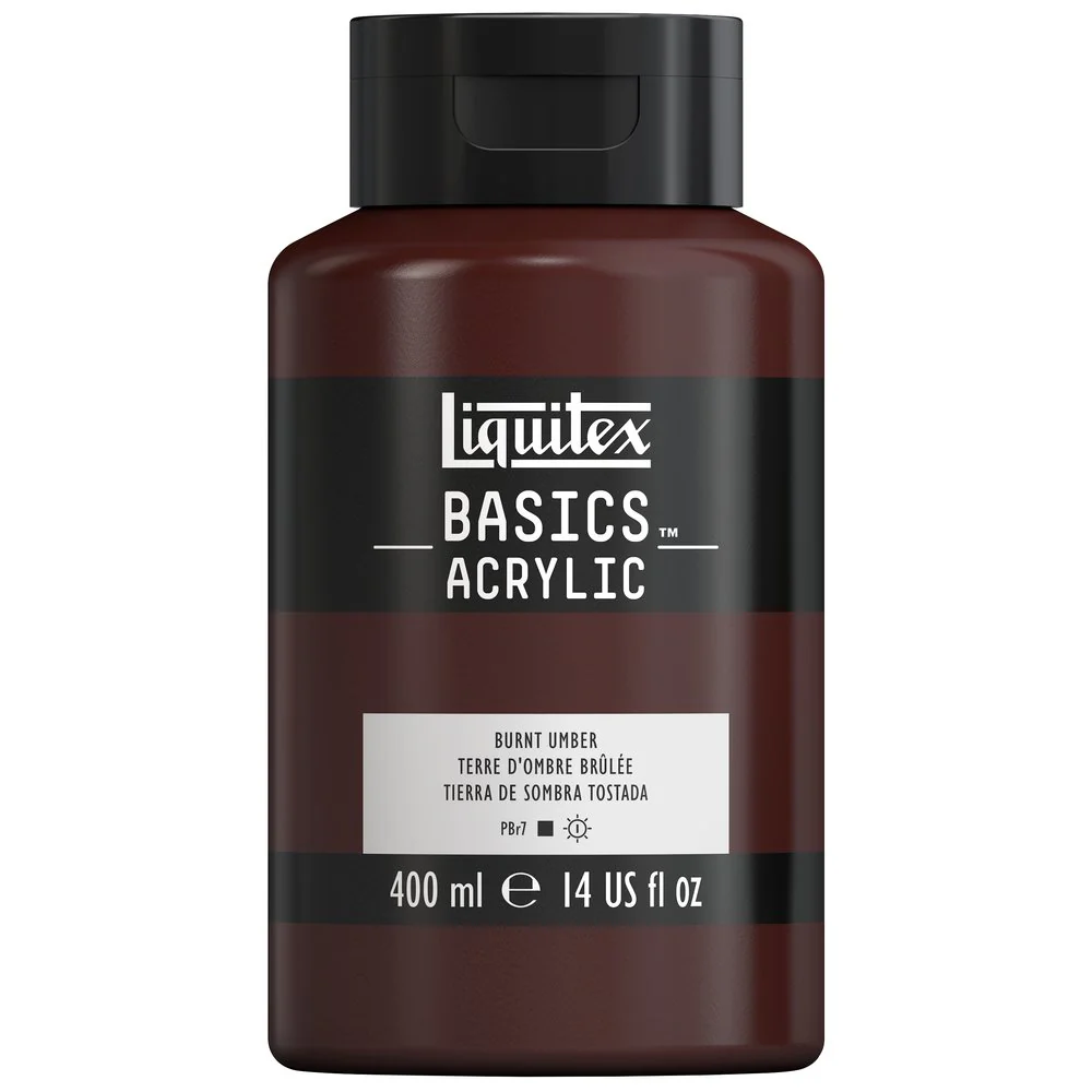 Basics Acrylic Color - Burnt Umber - Image 5