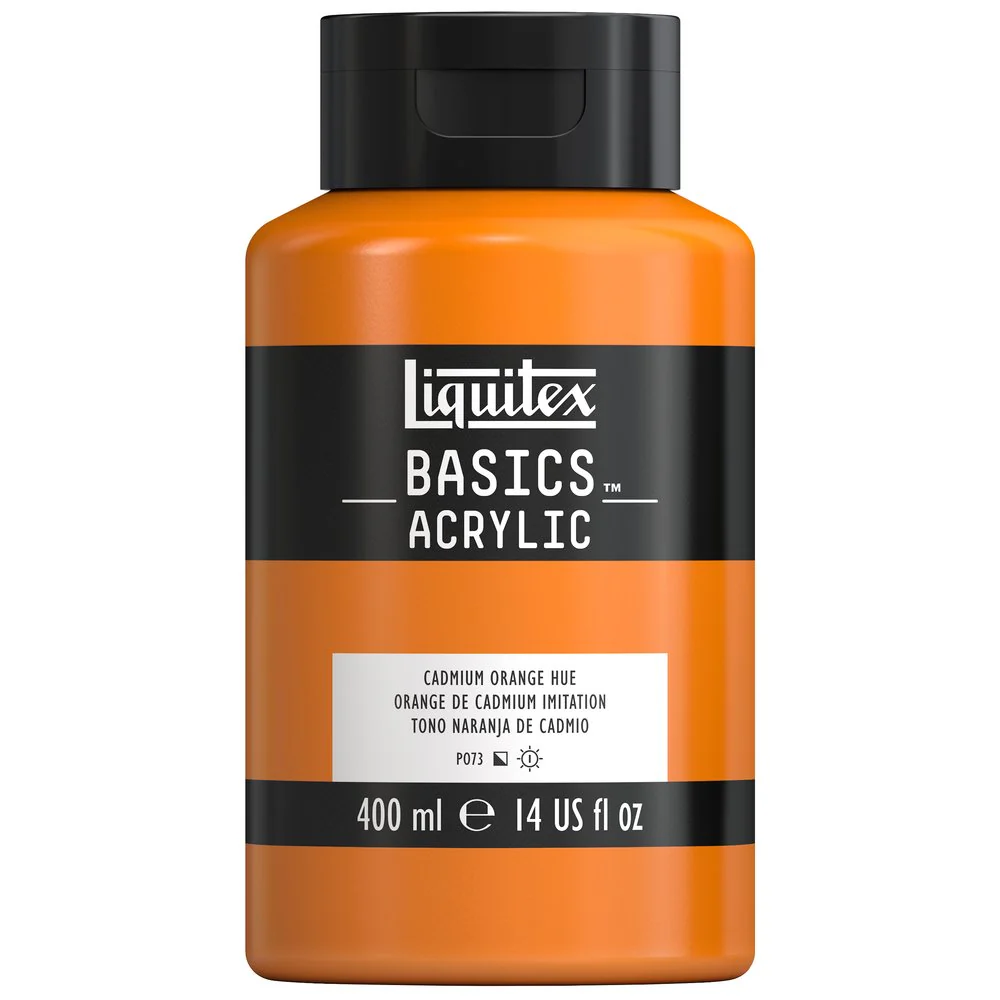 Basics Acrylic Color - Cadmium Orange Hue - Image 5