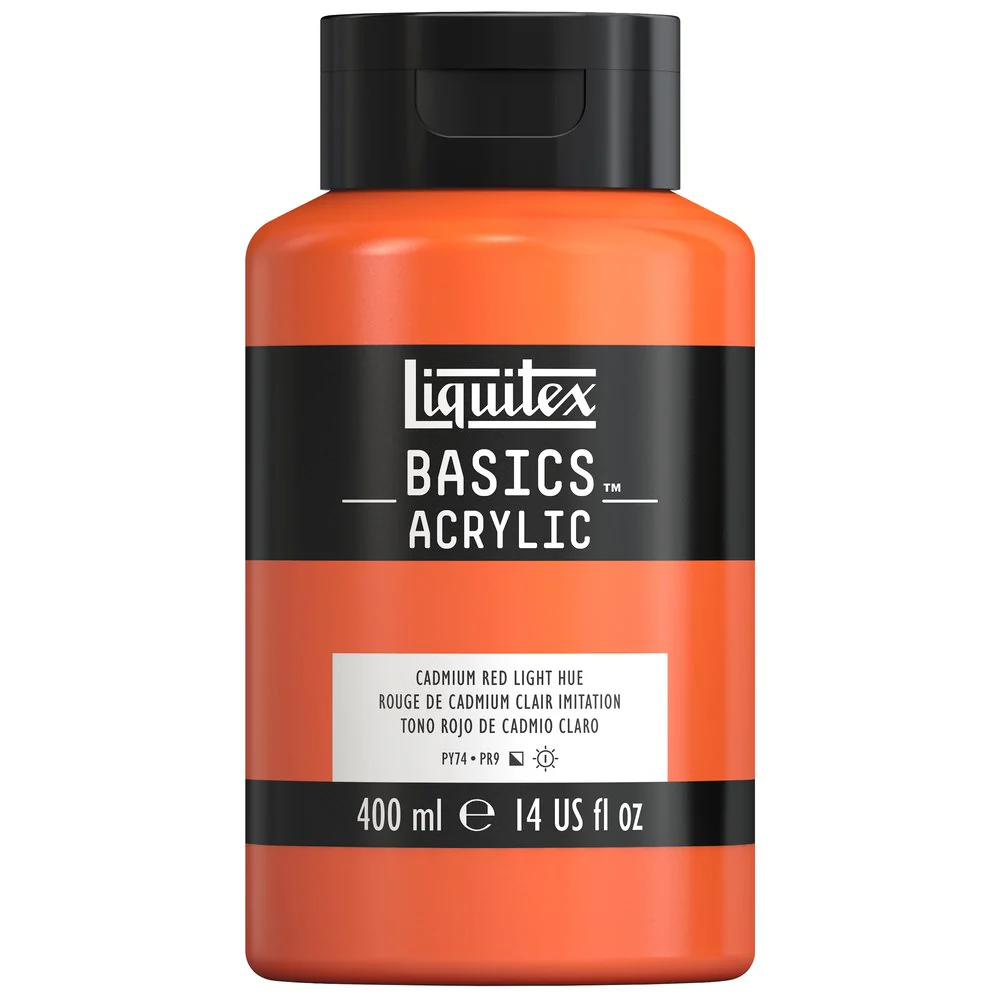 Basics Acrylic Color - Cadmium Red Light Hue - Image 5