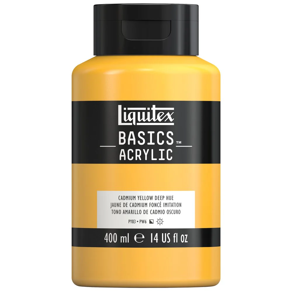 Basics Acrylic Color - Cadmium Yellow Deep Hue - Image 5