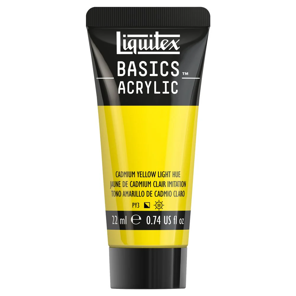 Basics Acrylic Color - Cadmium Yellow Light Hue - Image 2