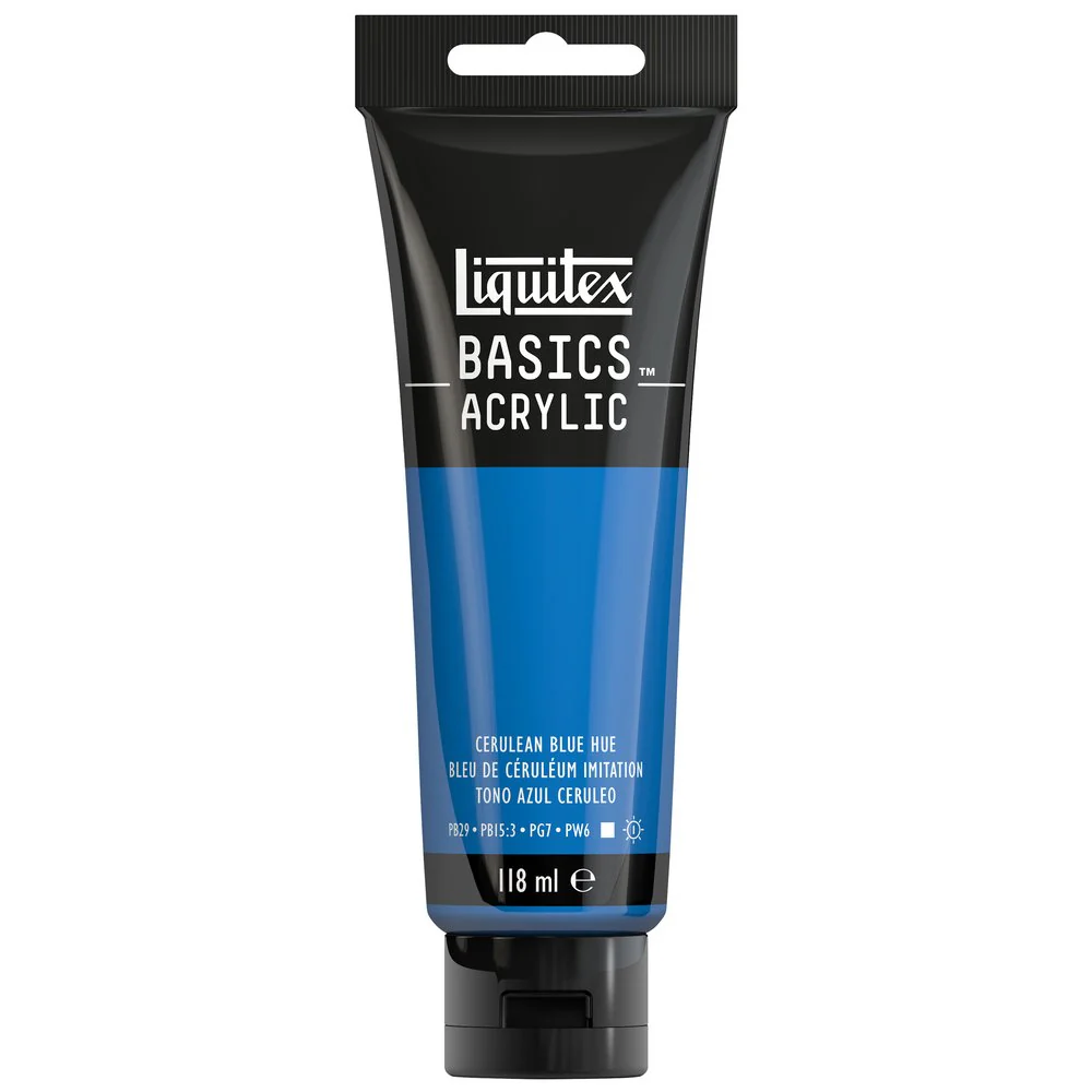 Basics Acrylic Color - Cerulean Blue Hue - Image 3