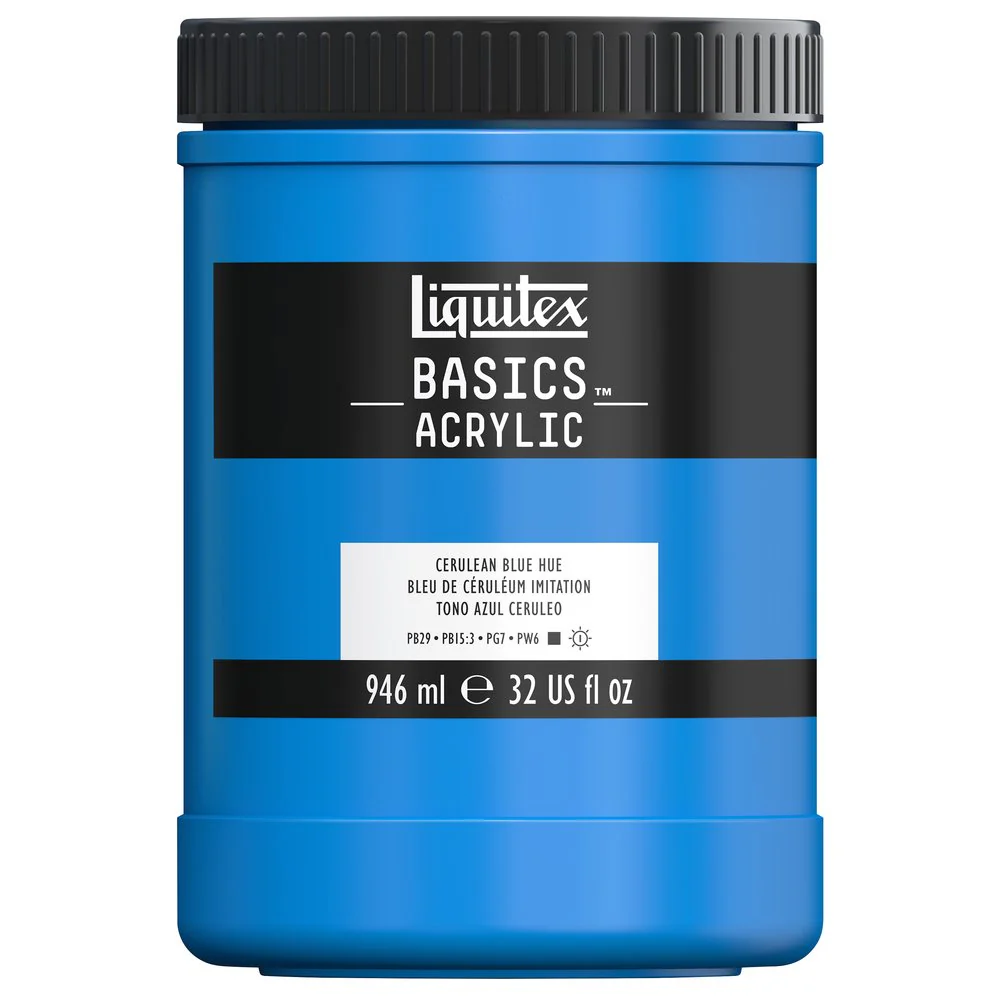 Basics Acrylic Color - Cerulean Blue Hue - Image 6