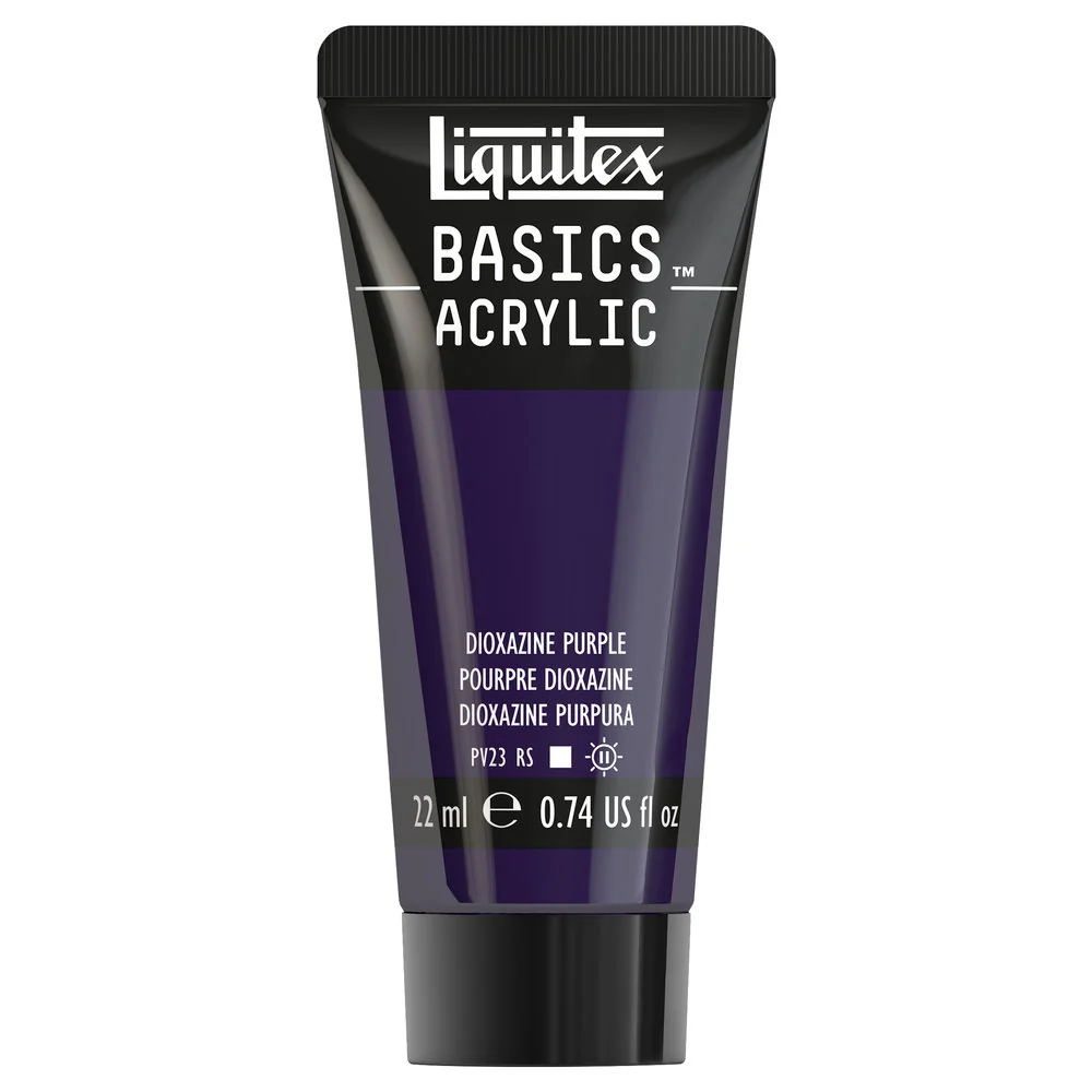 Basics Acrylic Color - Dioxazine Purple - Image 2