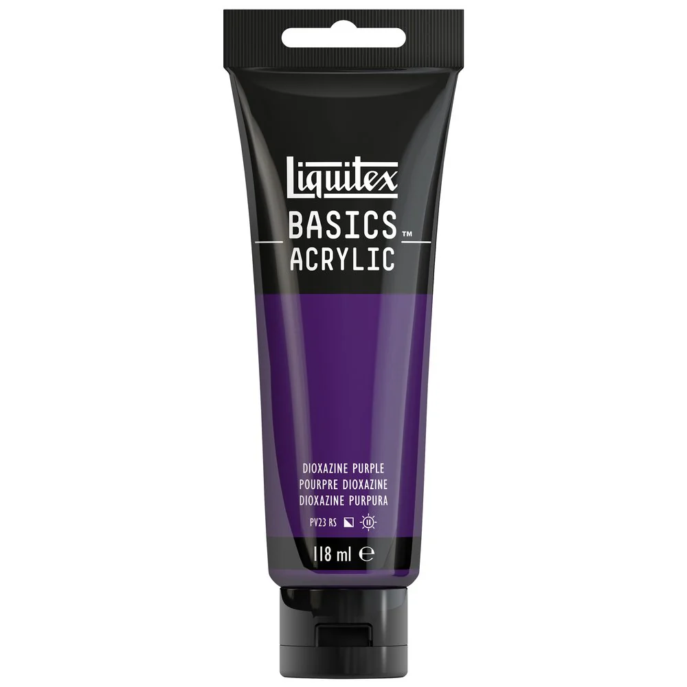 Basics Acrylic Color - Dioxazine Purple - Image 3