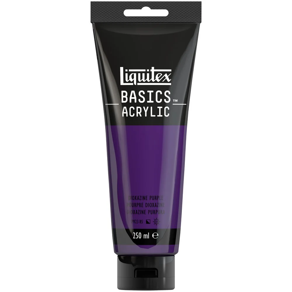 Basics Acrylic Color - Dioxazine Purple - Image 4