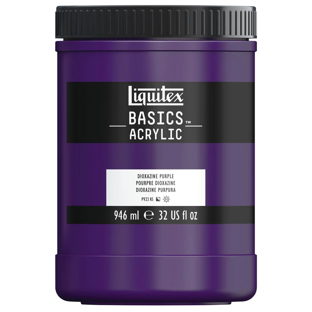Basics Acrylic Color - Dioxazine Purple - Image 6