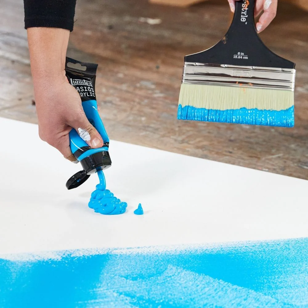 Basics Acrylic Color - Fluorescent Orange - Image 5