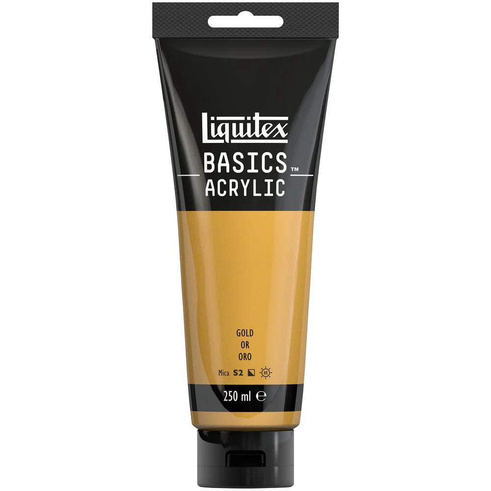 Basics Acrylic Color - Gold - Image 4