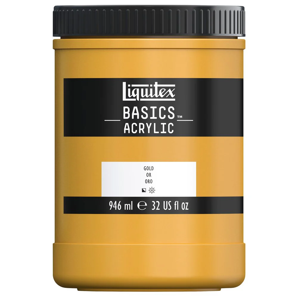 Basics Acrylic Color - Gold - Image 6
