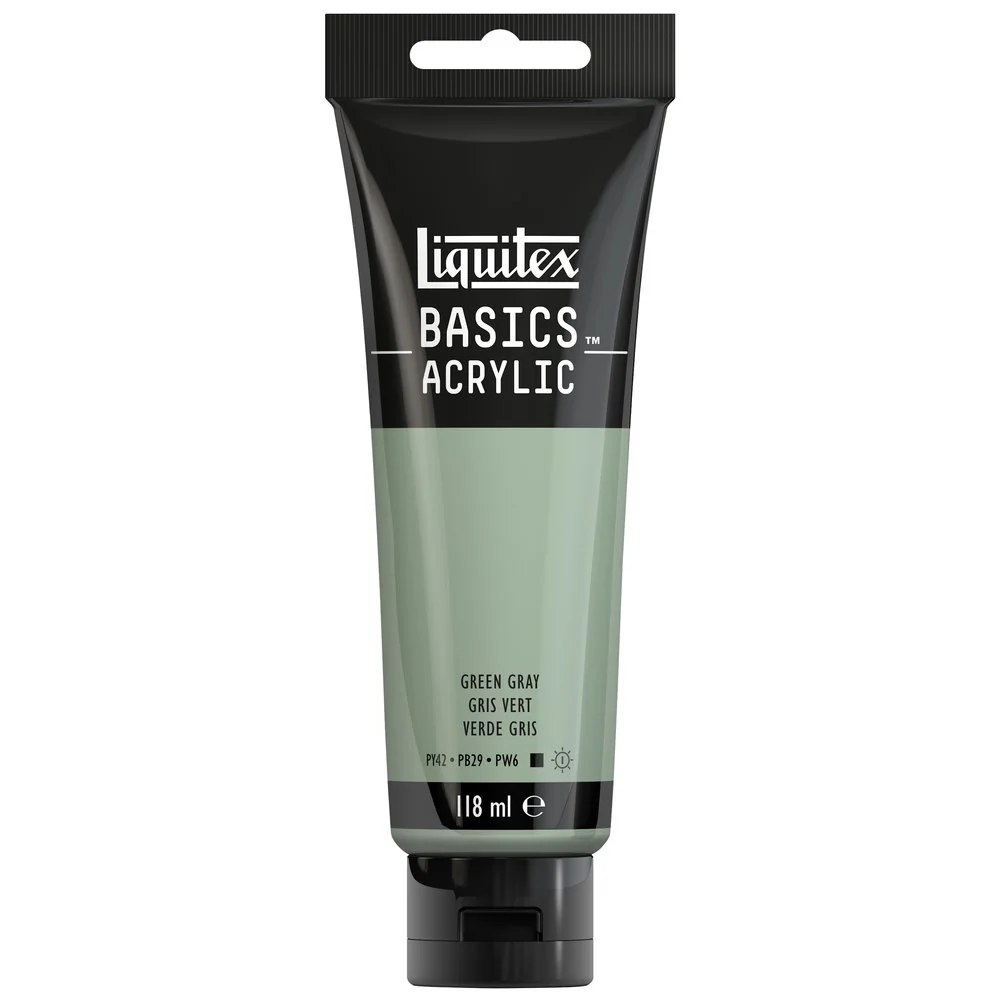 Basics Acrylic Color - Green Gray - Image 3