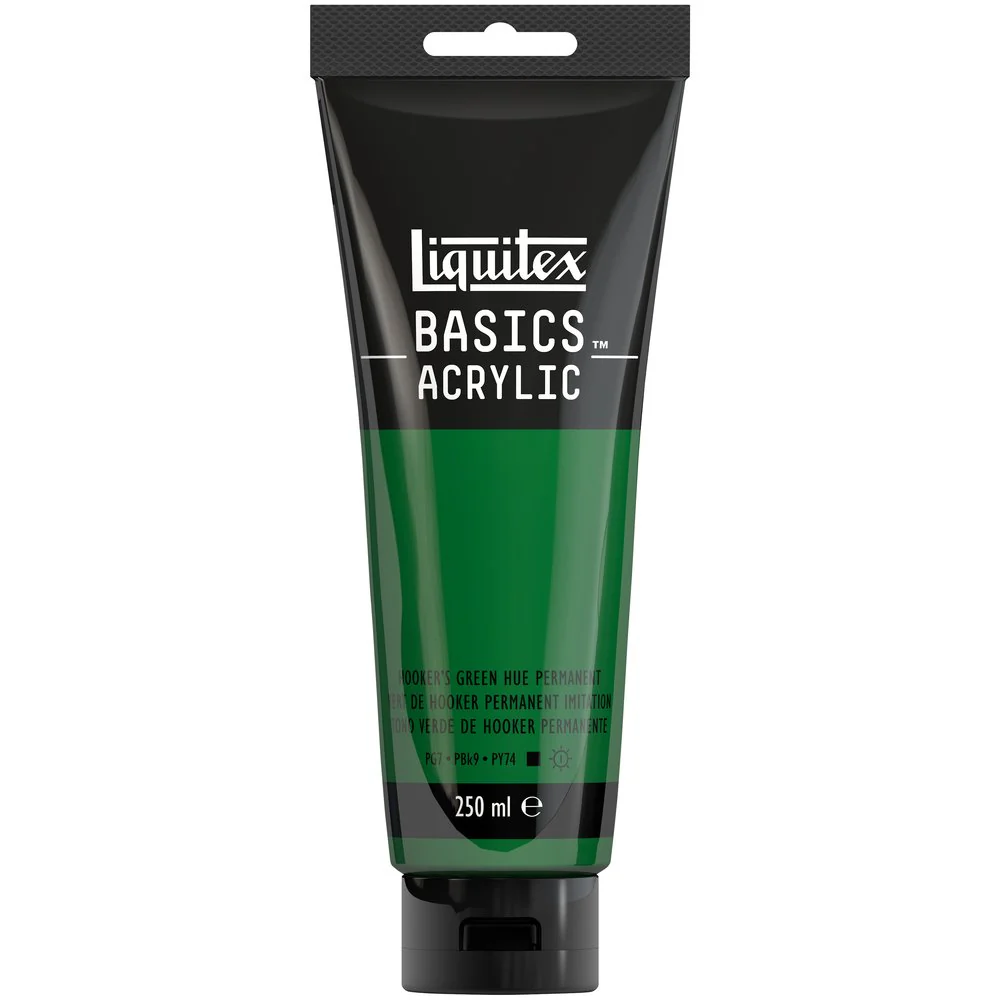 Basics Acrylic Color - Hooker’s Green Hue Permanent - Image 4