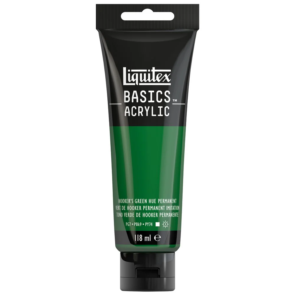 Basics Acrylic Color - Hooker’s Green Hue Permanent - Image 7