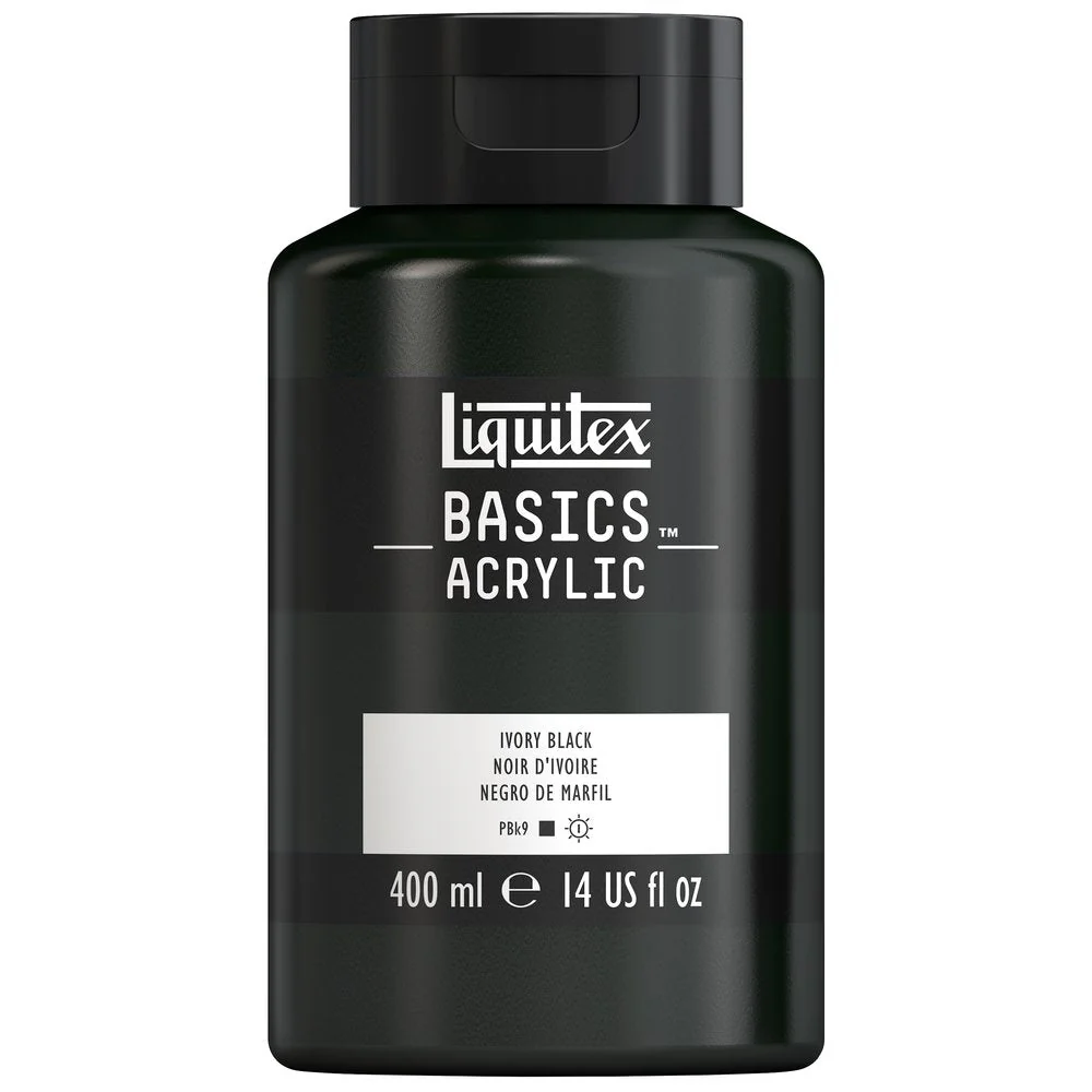 Basics Acrylic Color - Ivory Black - Image 5
