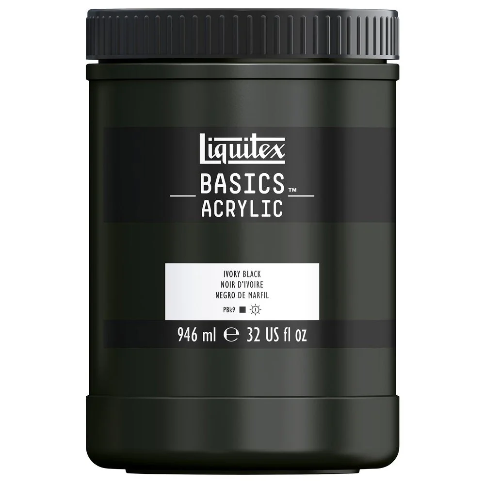 Basics Acrylic Color - Ivory Black - Image 6