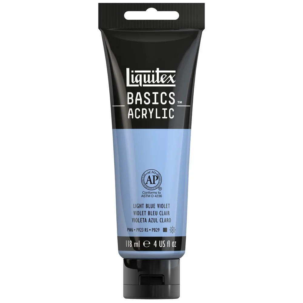 Basics Acrylic Color - Light Blue Violet - Image 3