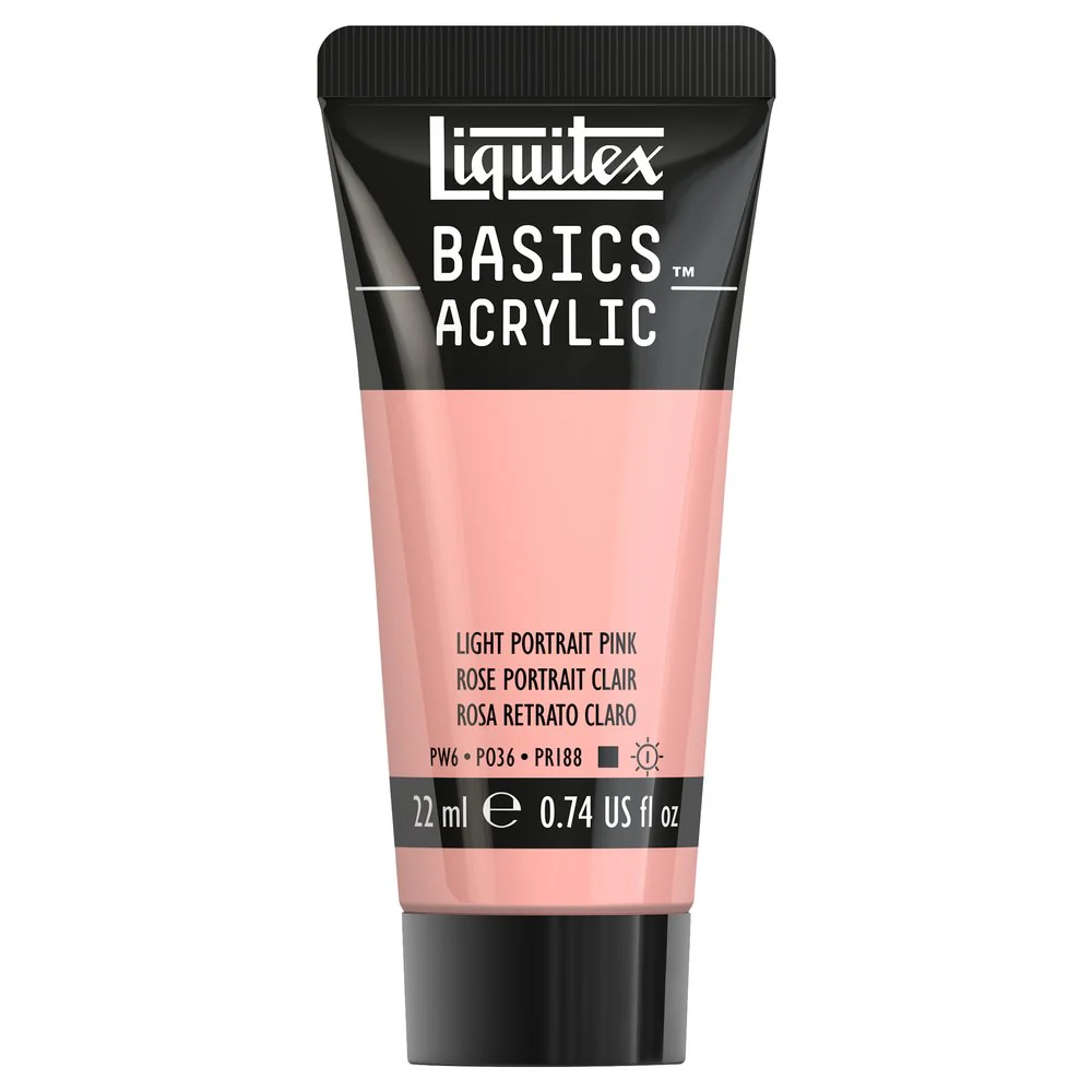 Basics Acrylic Color - Light Pink - Image 2