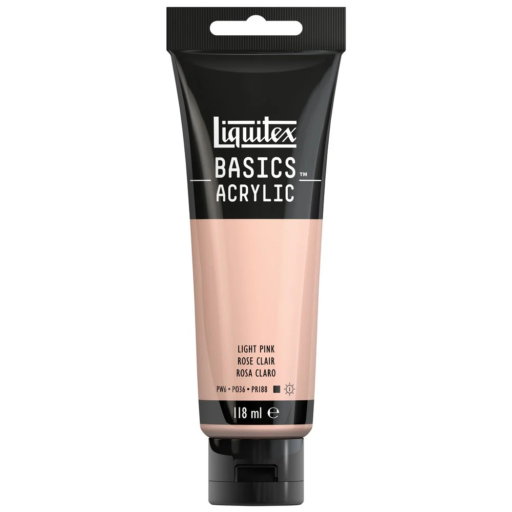 Basics Acrylic Color - Light Pink - Image 3