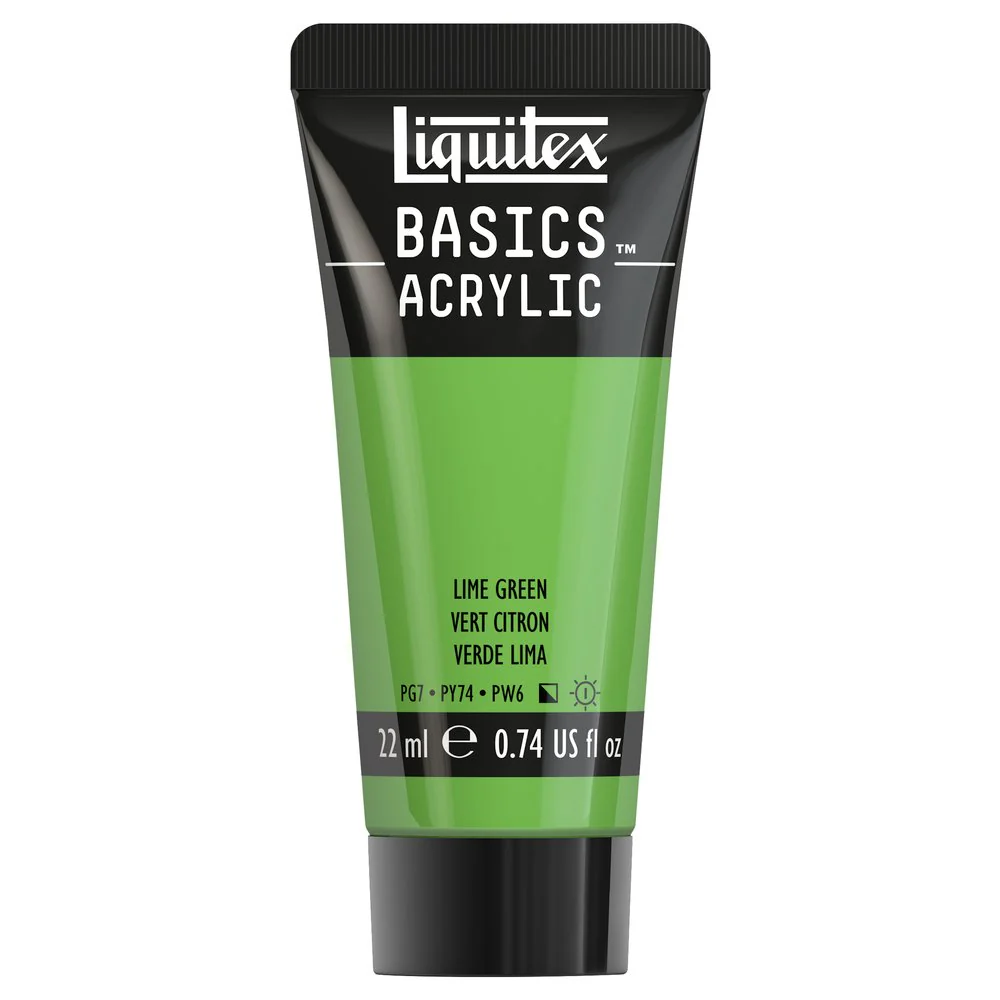 Basics Acrylic Color - Lime Green - Image 2