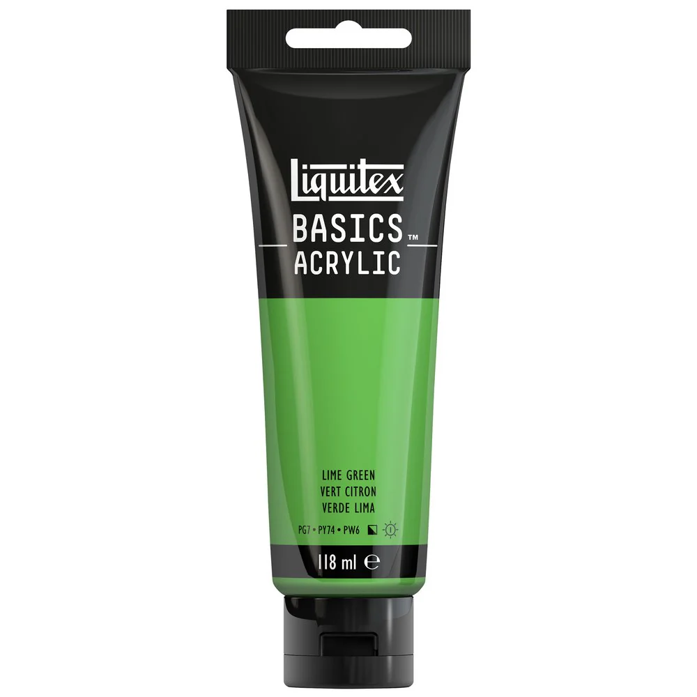 Basics Acrylic Color - Lime Green - Image 3