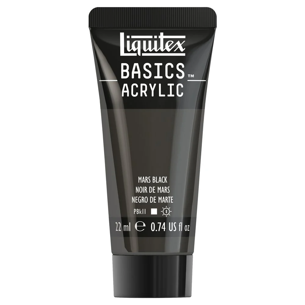 Basics Acrylic Color - Mars Black - Image 2
