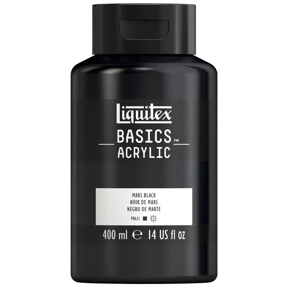 Basics Acrylic Color - Mars Black - Image 5