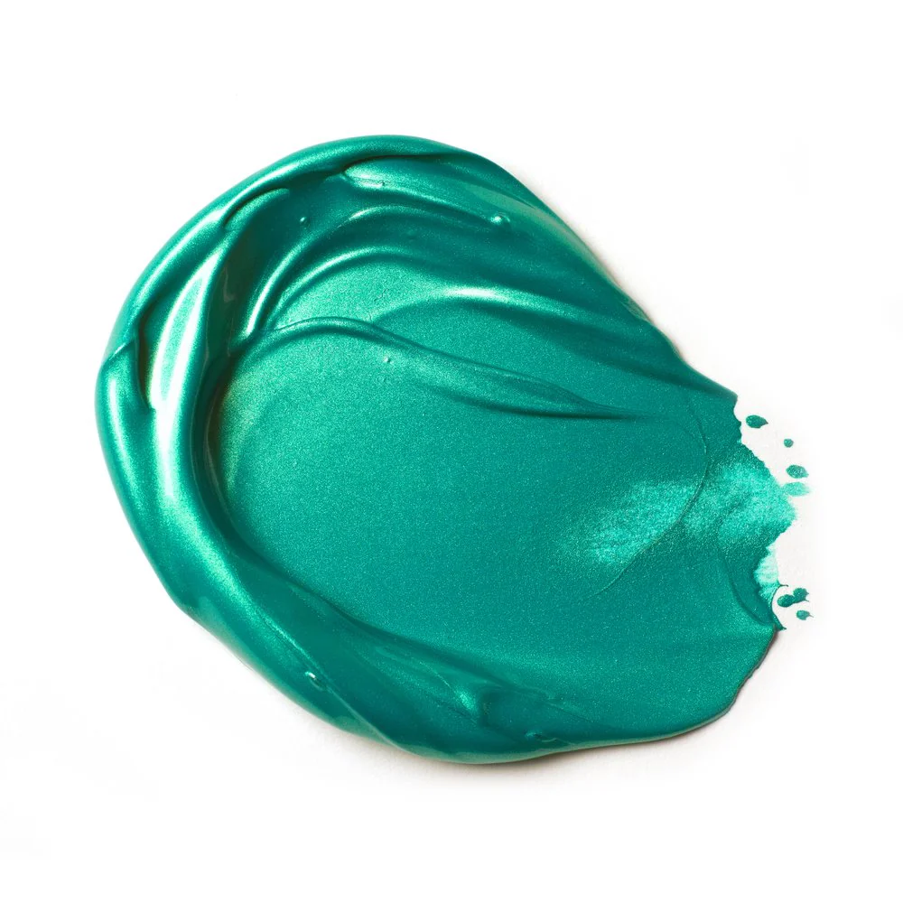 Basics Acrylic Color - Metallic Aqua Green