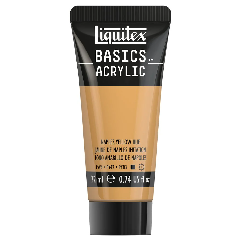 Basics Acrylic Color - Naples Yellow Hue - Image 2