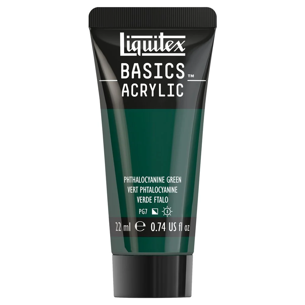 Basics Acrylic Color - Phthalocyanine Green - Image 2