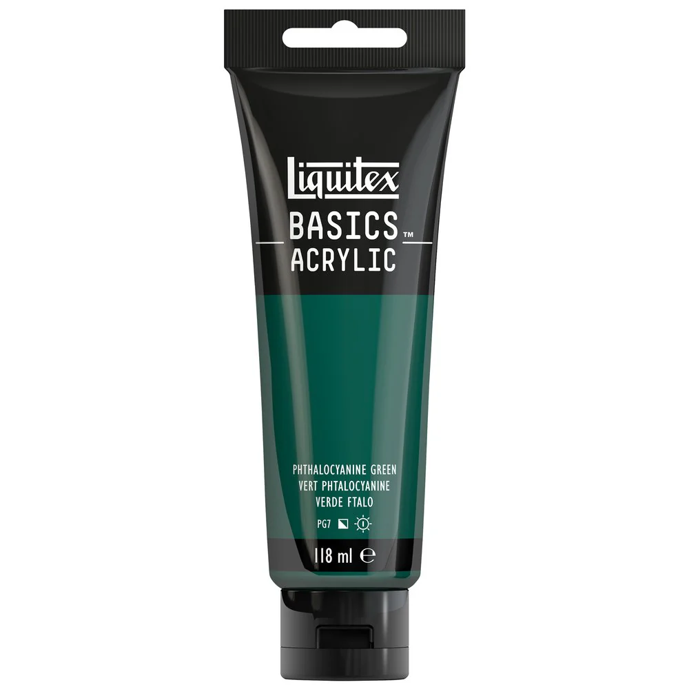 Basics Acrylic Color - Phthalocyanine Green - Image 3