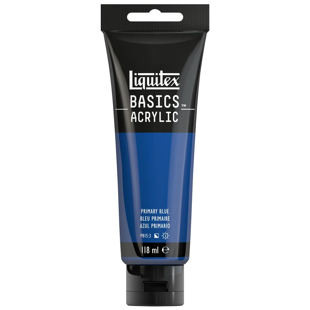Basics Acrylic Color - Primary Blue - Image 3