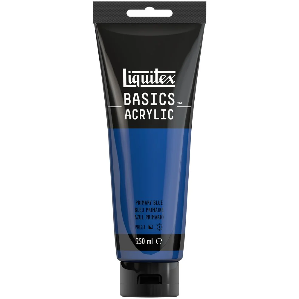 Basics Acrylic Color - Primary Blue - Image 4