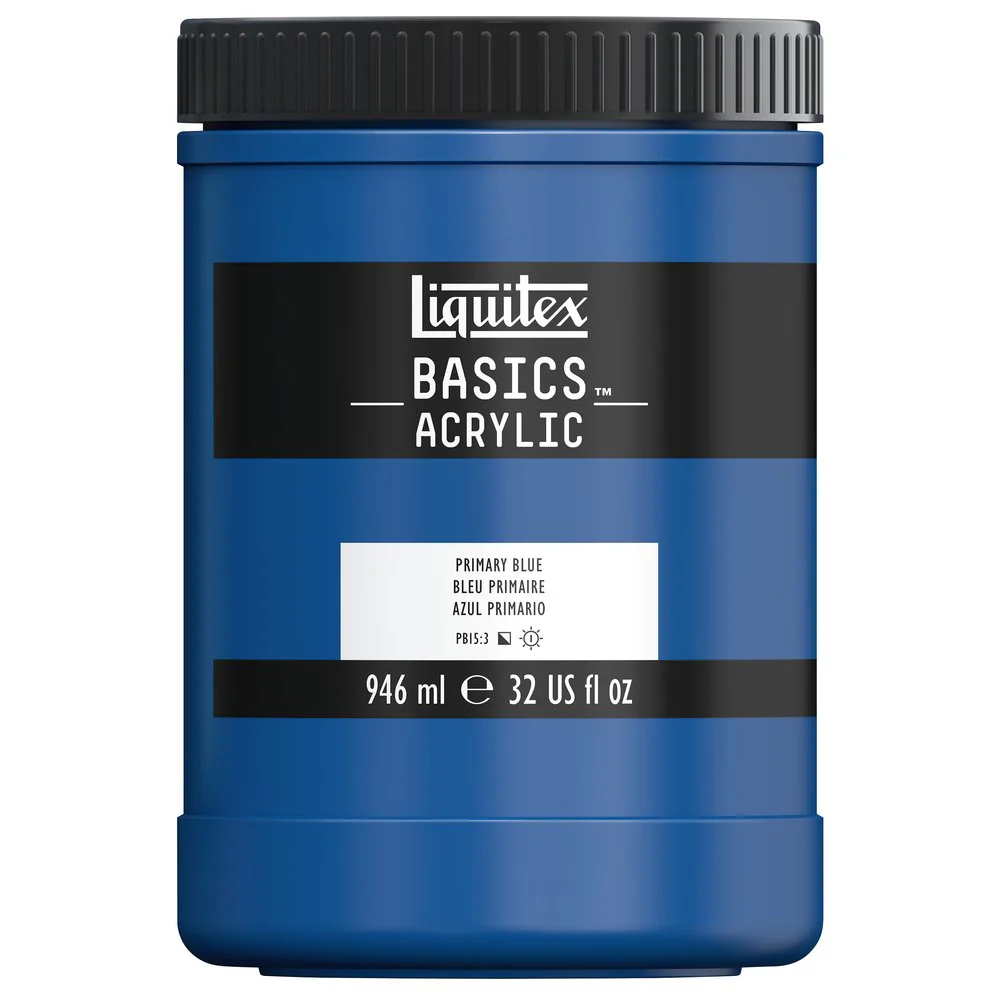 Basics Acrylic Color - Primary Blue - Image 6