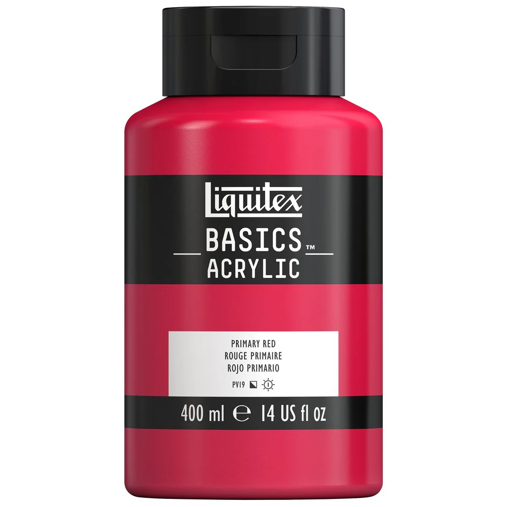 Basics Acrylic Color - Primary Red - Image 5